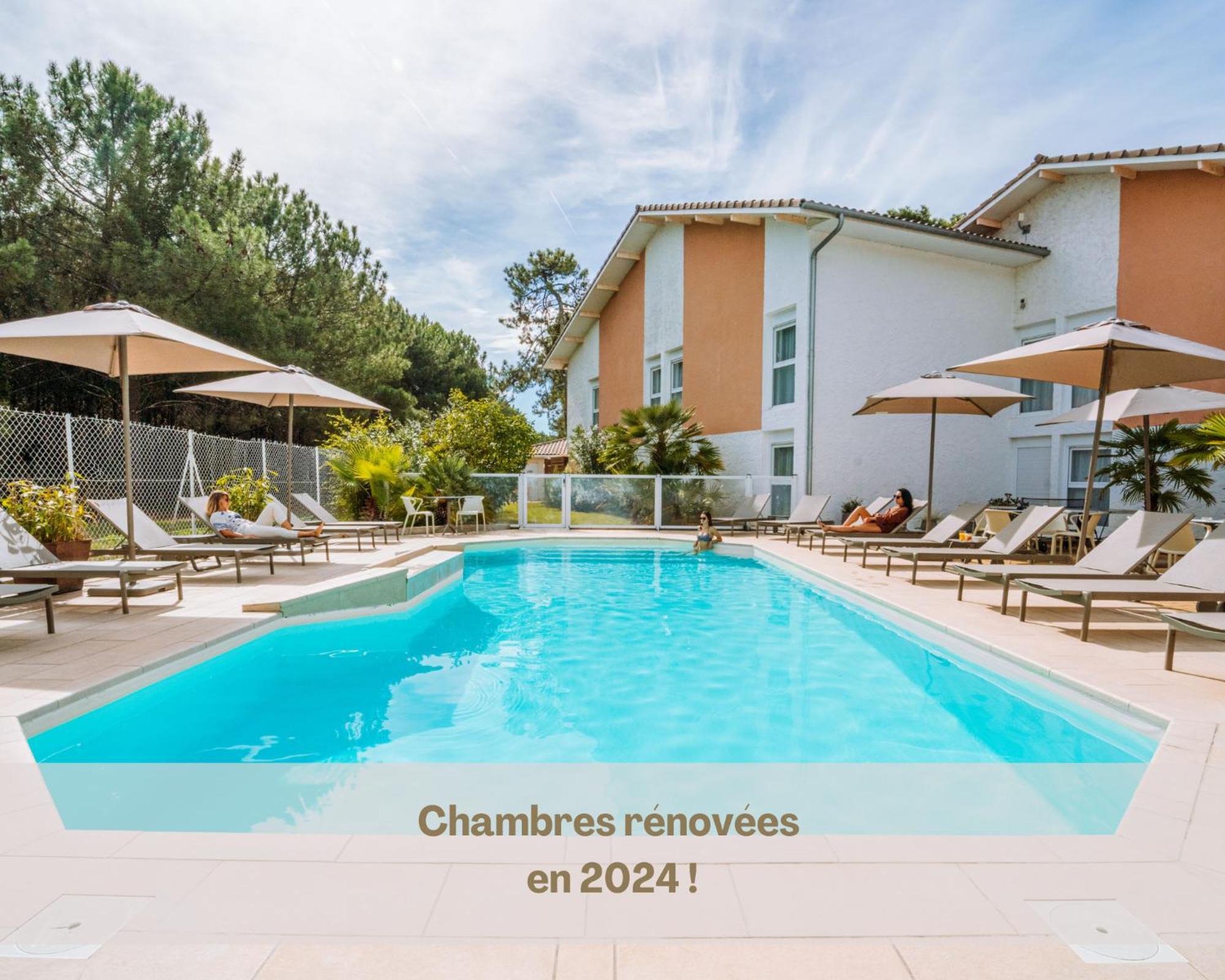 Hotel Restaurant La Forestiere Biscarrosse-Plage Exterior foto